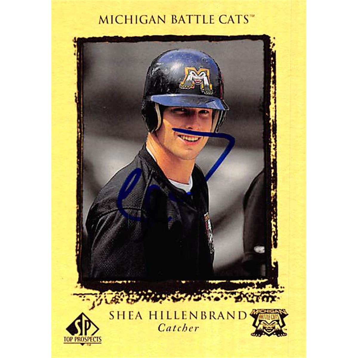 366494 Shea Hilldenbrand Autographed Baseball Card - 1999 Upper Deck Minor League Top Prospects 41 -  Autograph Warehouse