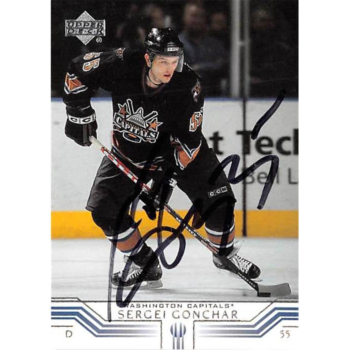 Picture of Autograph Warehouse 366728 Sergei Gonchar Autographed Hockey Card - 2001 Upper Deck 175