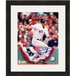 422189 Johnny Damon Autographed 8 x 10 in. Photo Boston Red Sox No.3 Matted & Framed