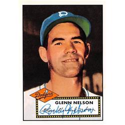 420967 Gene Rocky Nelson Autographed Baseball Card Brooklyn Dodgers 67 1995 Topps Archives No.30 1953 Reprint