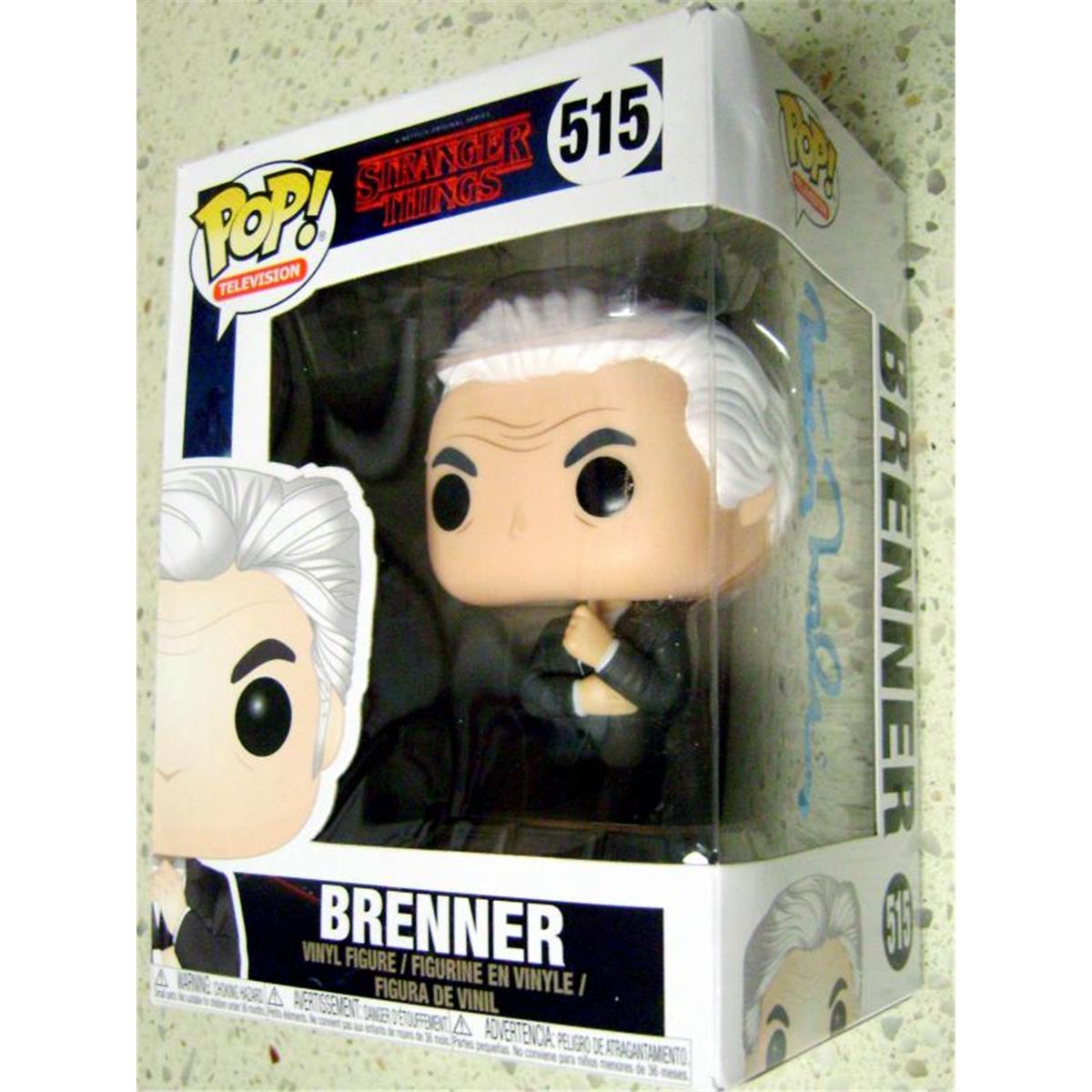 420892 Matthew Modine Autographed Stranger Things Brenner Funko Pop Toy Figure on Box Twice -  Autograph Warehouse