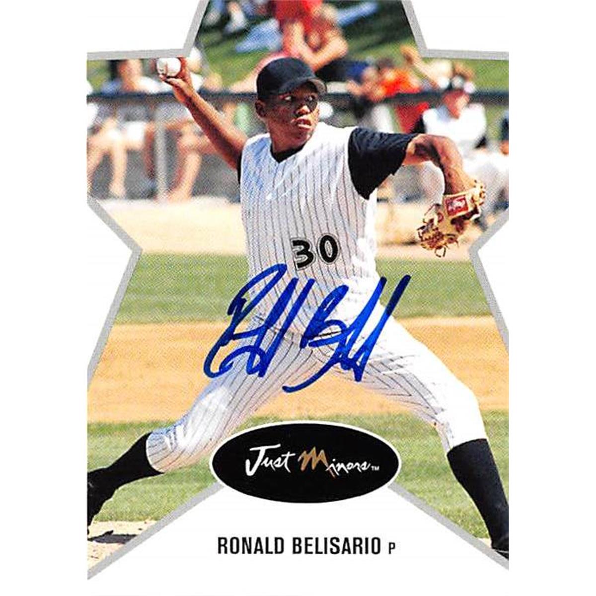 421099 Ronald Belisario Autographed Baseball Card Florida Marlins FT 2003 Just Minors No.5