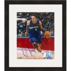 410107 Jared Jeffries Autographed 8 x 10 in. Photo Washington Wizards Matted & Framed