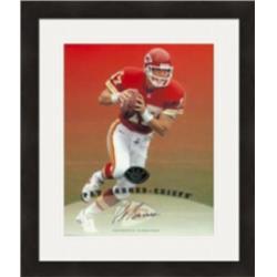 410210 Pat Barnes Autographed 8 x 10 in. Photo Kansas City Chiefs Matted & Framed -  Autograph Warehouse