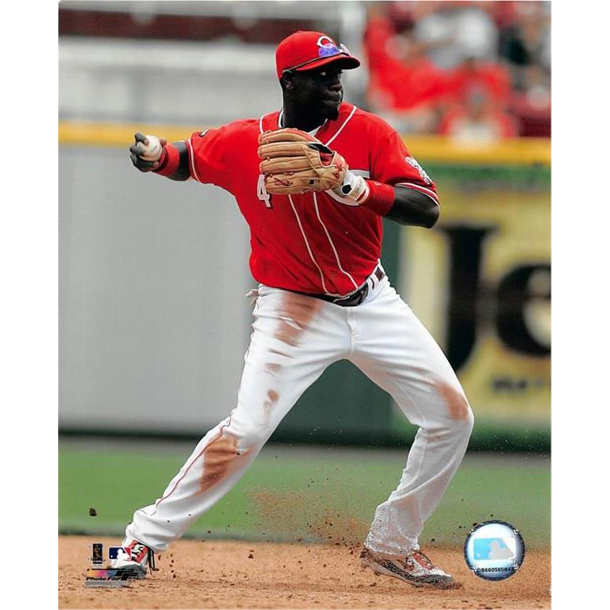 410273 Brandon Phillips Photo Size 8 x 10 in. Cincinnati Reds All Star Unsigned No.1 -  Autograph Warehouse