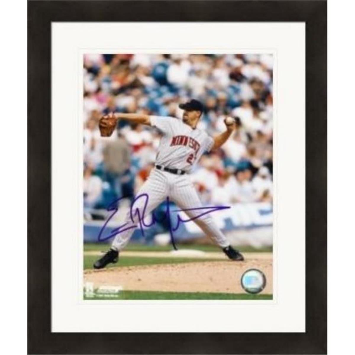 410511 Eric Milton Autographed 8 x 10 in. Photo Minnesota Twins Matted & Framed