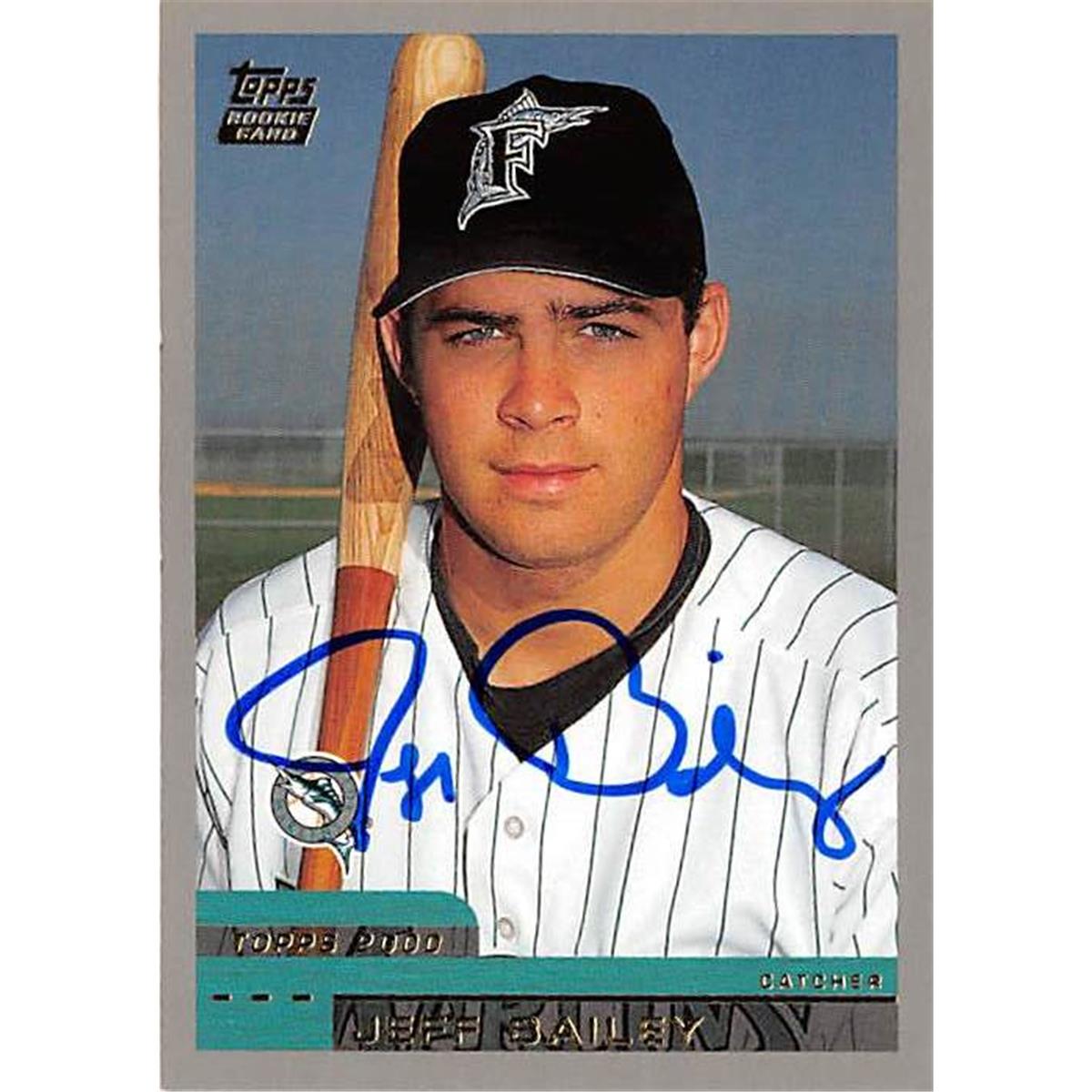 421112 Jeff Bailey Autographed Baseball Card Florida Marlins FT 2000 Topps No.T36 Rookie