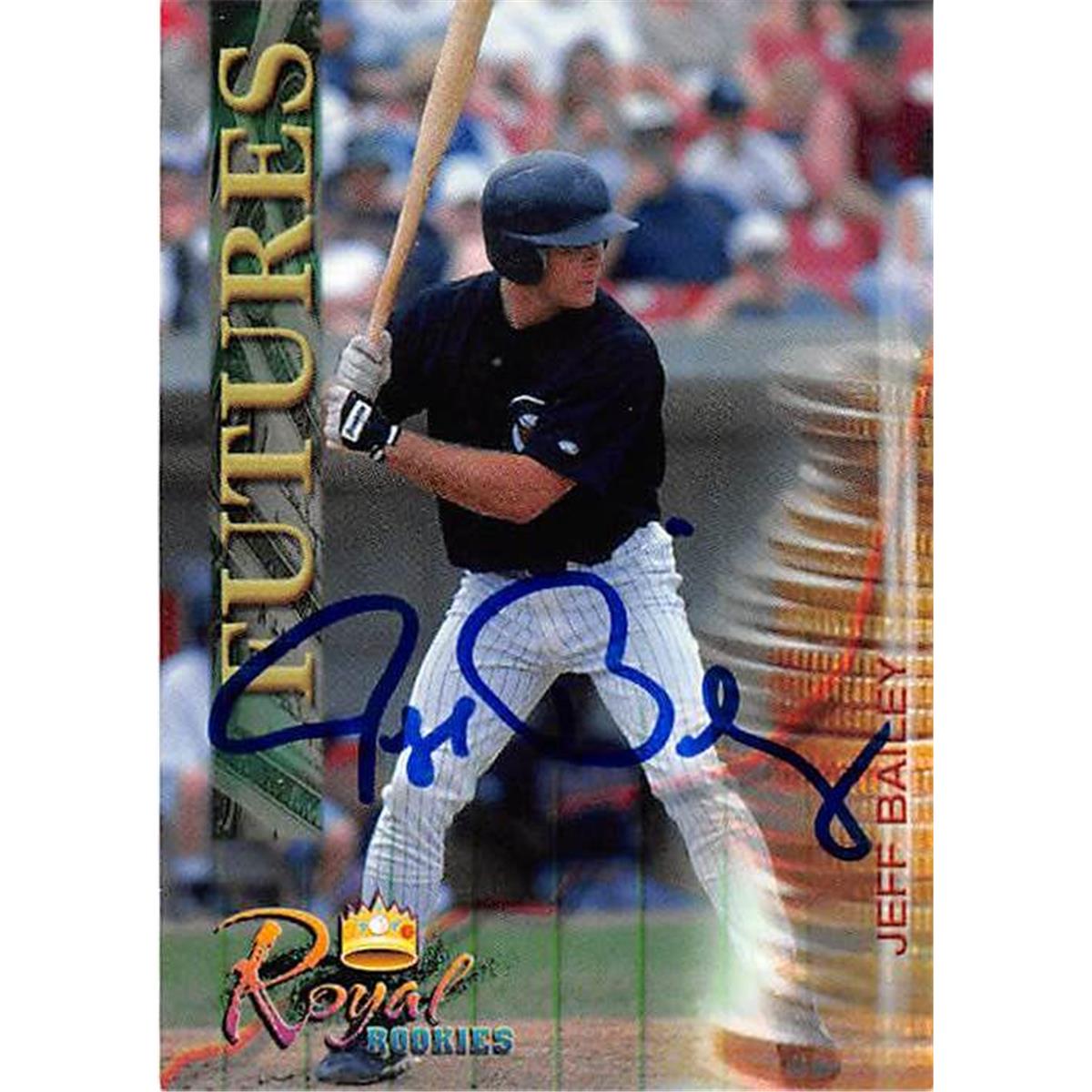 421120 Jeff Bailey Autographed Baseball Card Florida Marlins FT 2000 Royal Rookies No.13