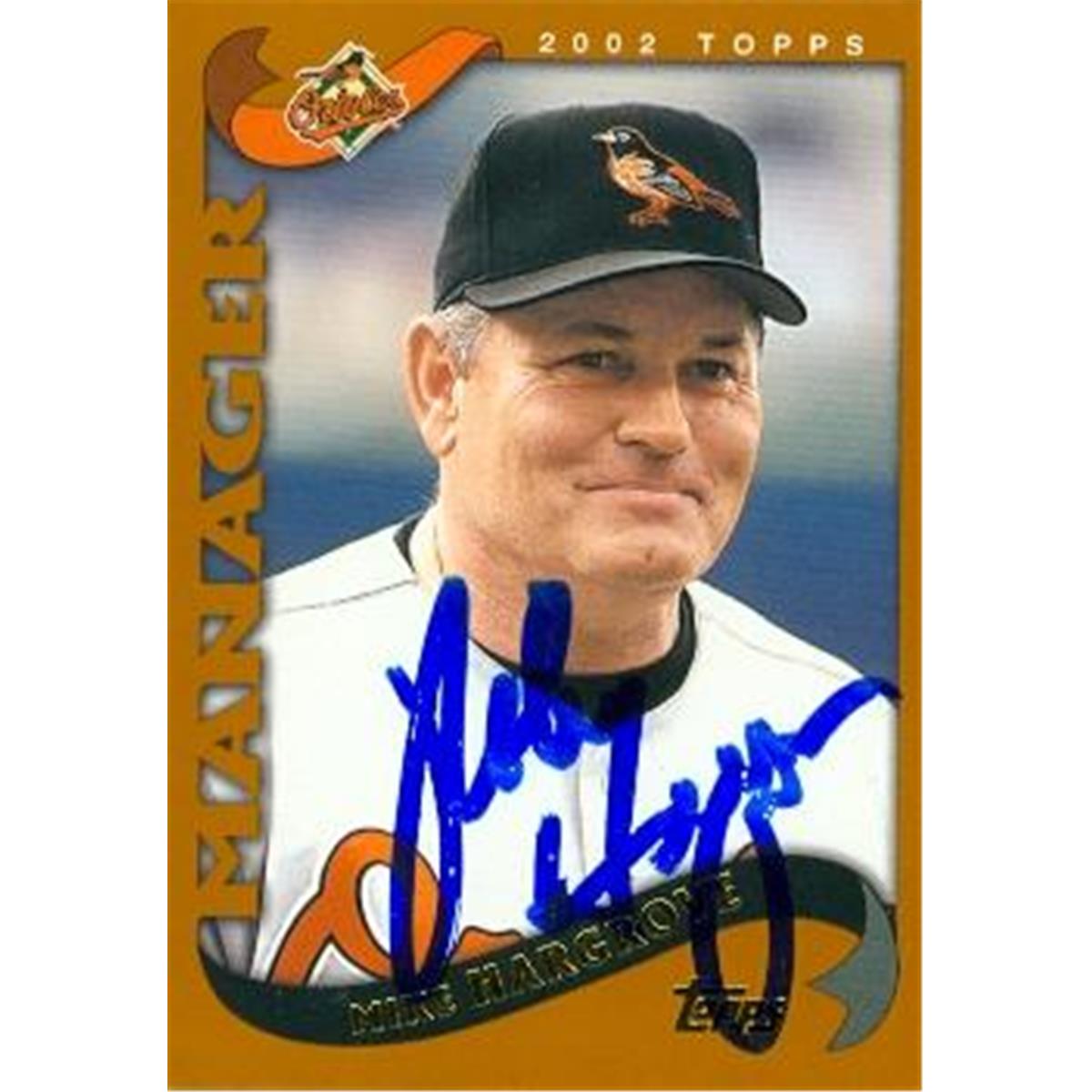 50602 Mike Hargrove Baseball Card Baltimore Orioles & 2002 Topps 298