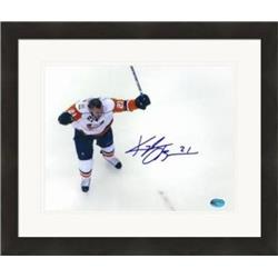 433005 8 x 10 in. New York Islanders Kyle Okposo Autographed SC5 Matted & Framed Photo