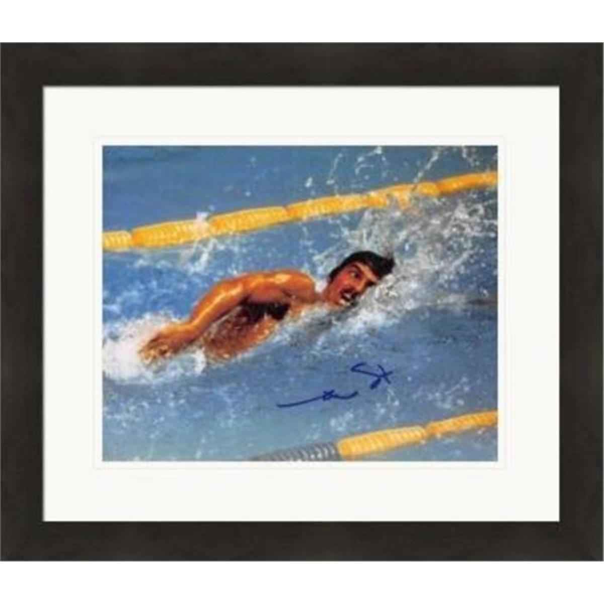 433086 8 x 10 in. Mark Spitz Autographed SC2 Matted & Framed Photo