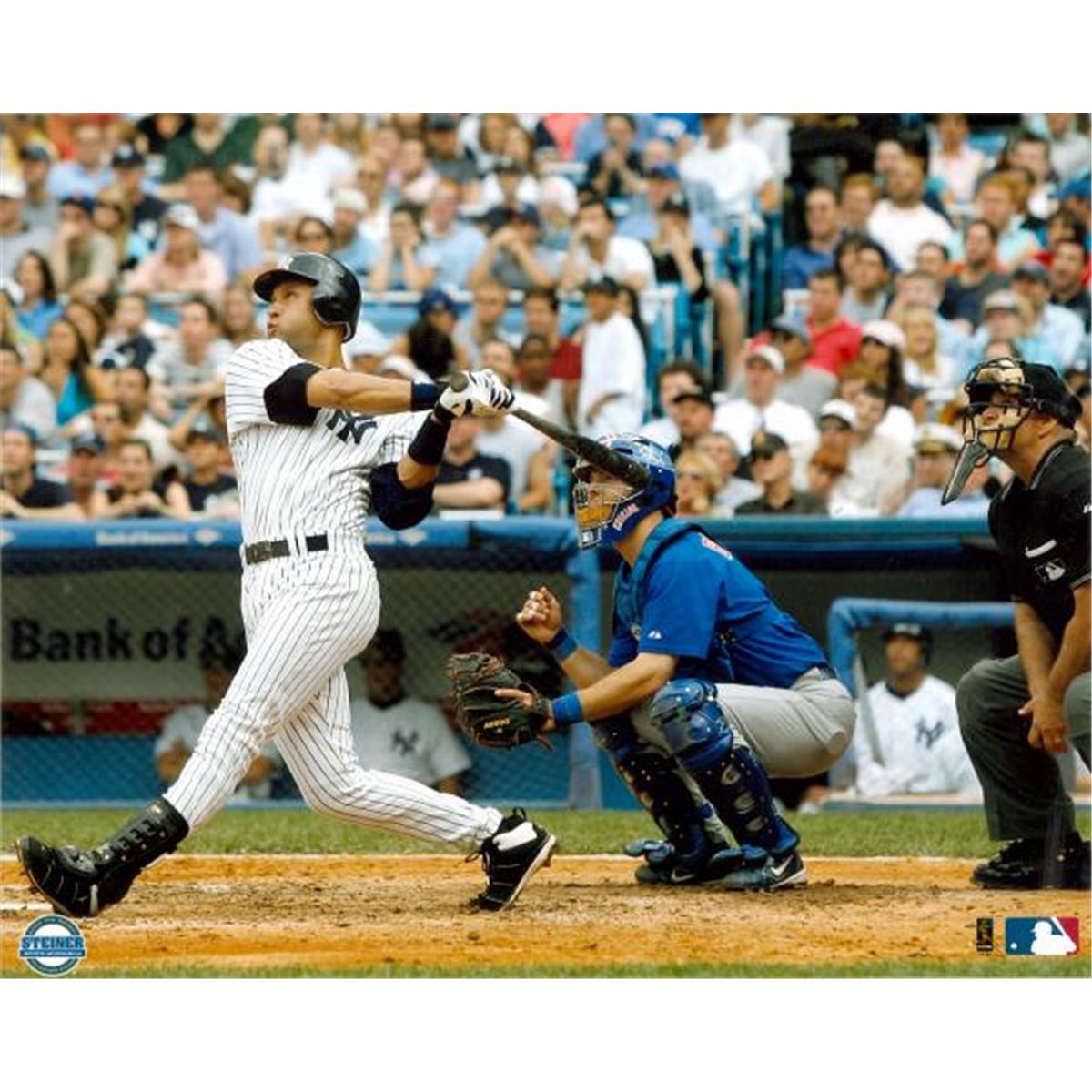 443230 8 x 10 in. New York Yankees No.1 Derek Jeter Photo Frame -  Autograph Warehouse