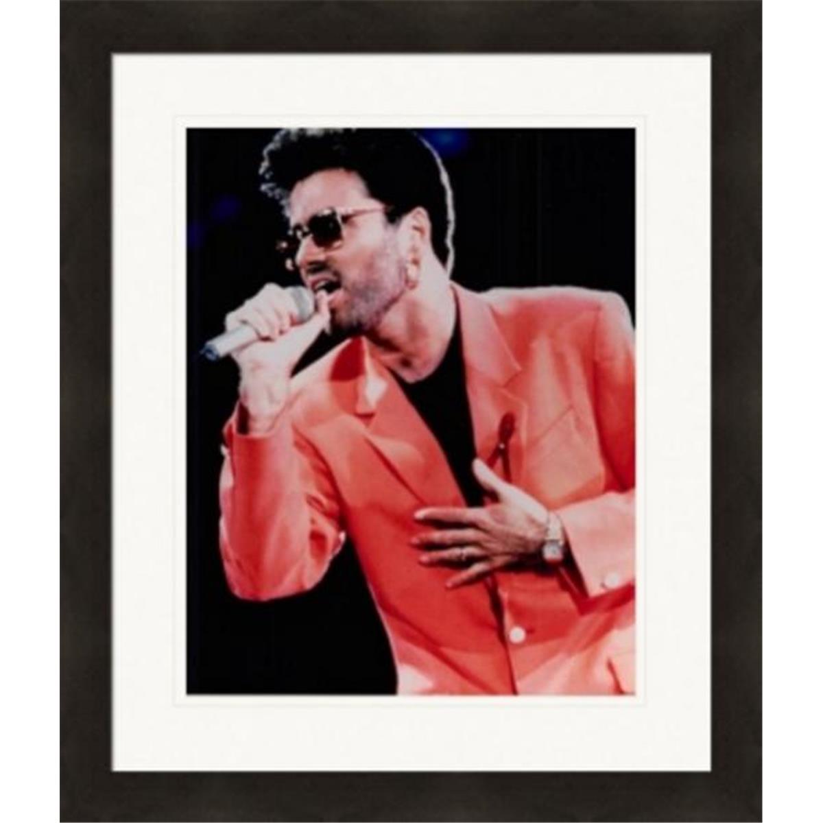 443782 8 x 10 in. George Michael Matted & Framed Photo