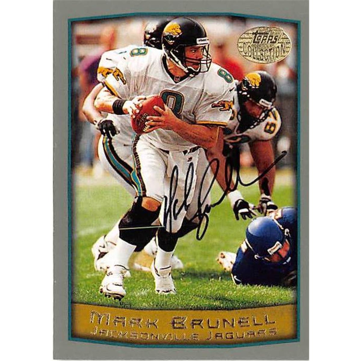 Picture of Autograph Warehouse 443922 Jacksonville Jaguars 1998 Topps 75 Collection Edition Mark Brunell Autographed Football Card