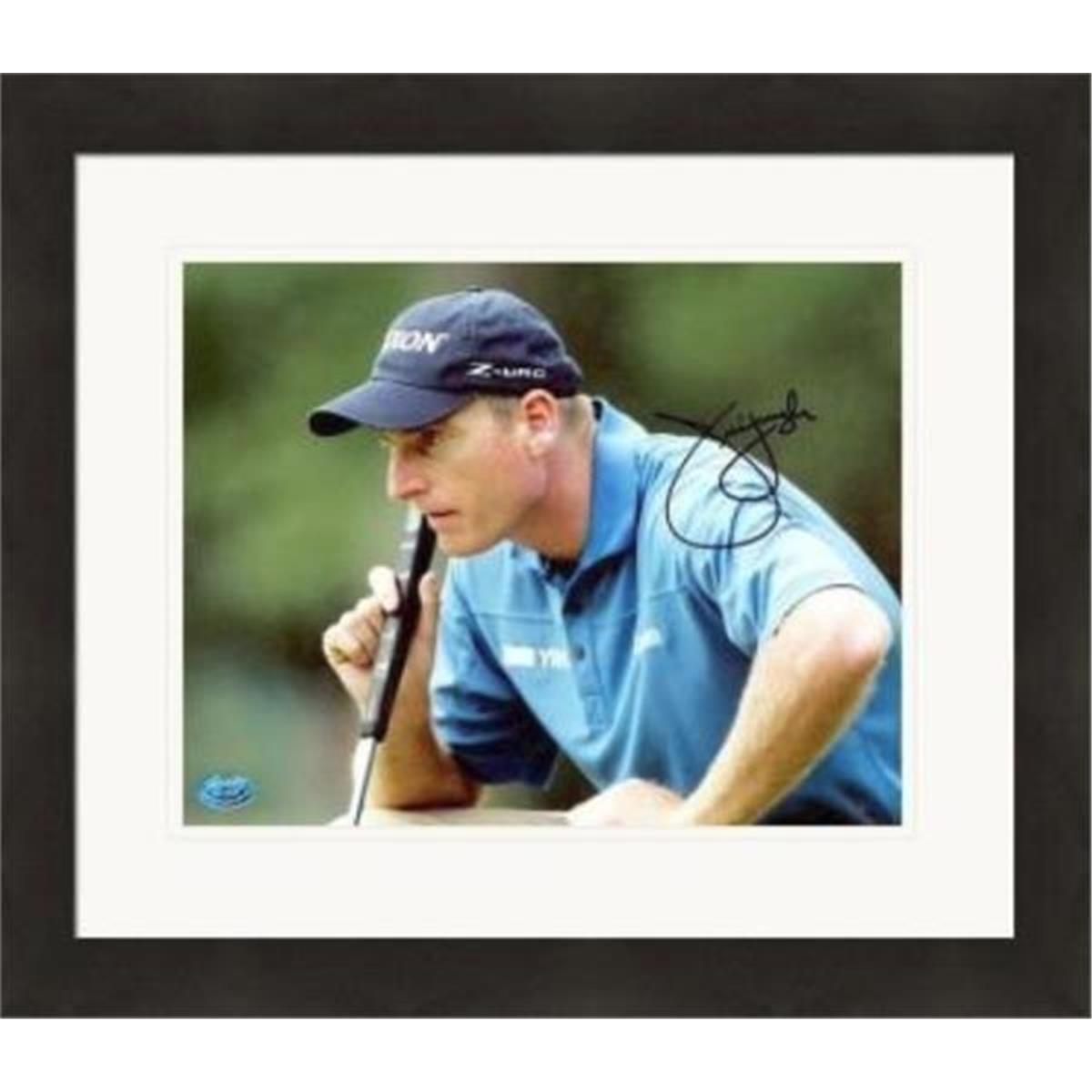 Picture of Autograph Warehouse 432472 8 x 10 in. Jim Furyk Autographed SCNP Matted & Framed Photo