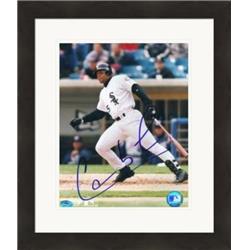 432690 8 x 10 in. Chicago White Sox Carlos Lee Autographed SC2 Matted & Framed Photo
