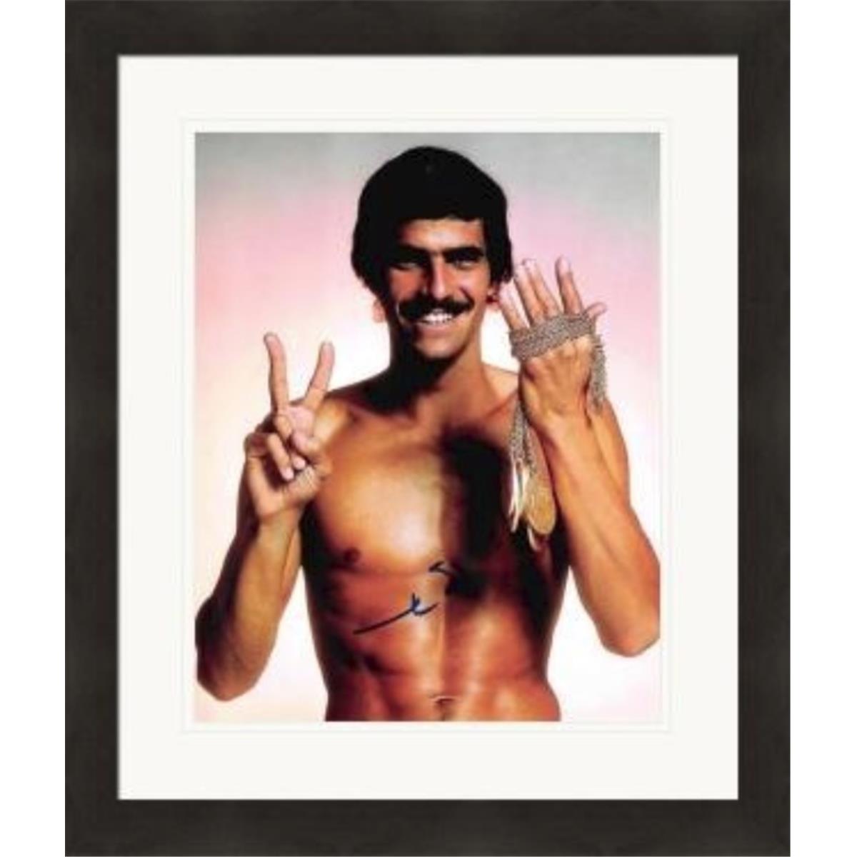 Mark Spitz Autographed Gold Medals Photo - Matted & Framed - 8x10 in - Authentic Collectible