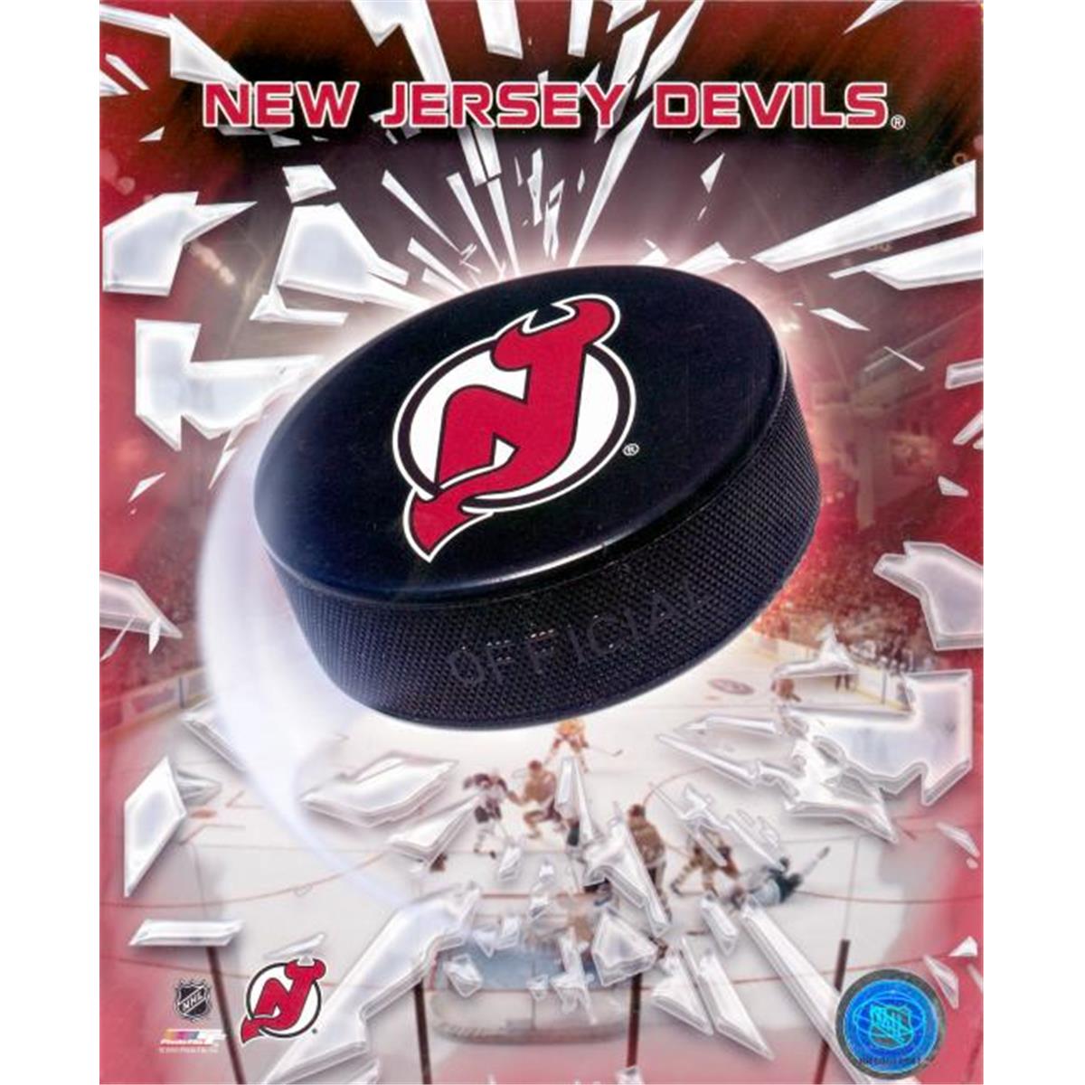 443618 8 x 10 in. New Jersey Devils Logo Photo Frame