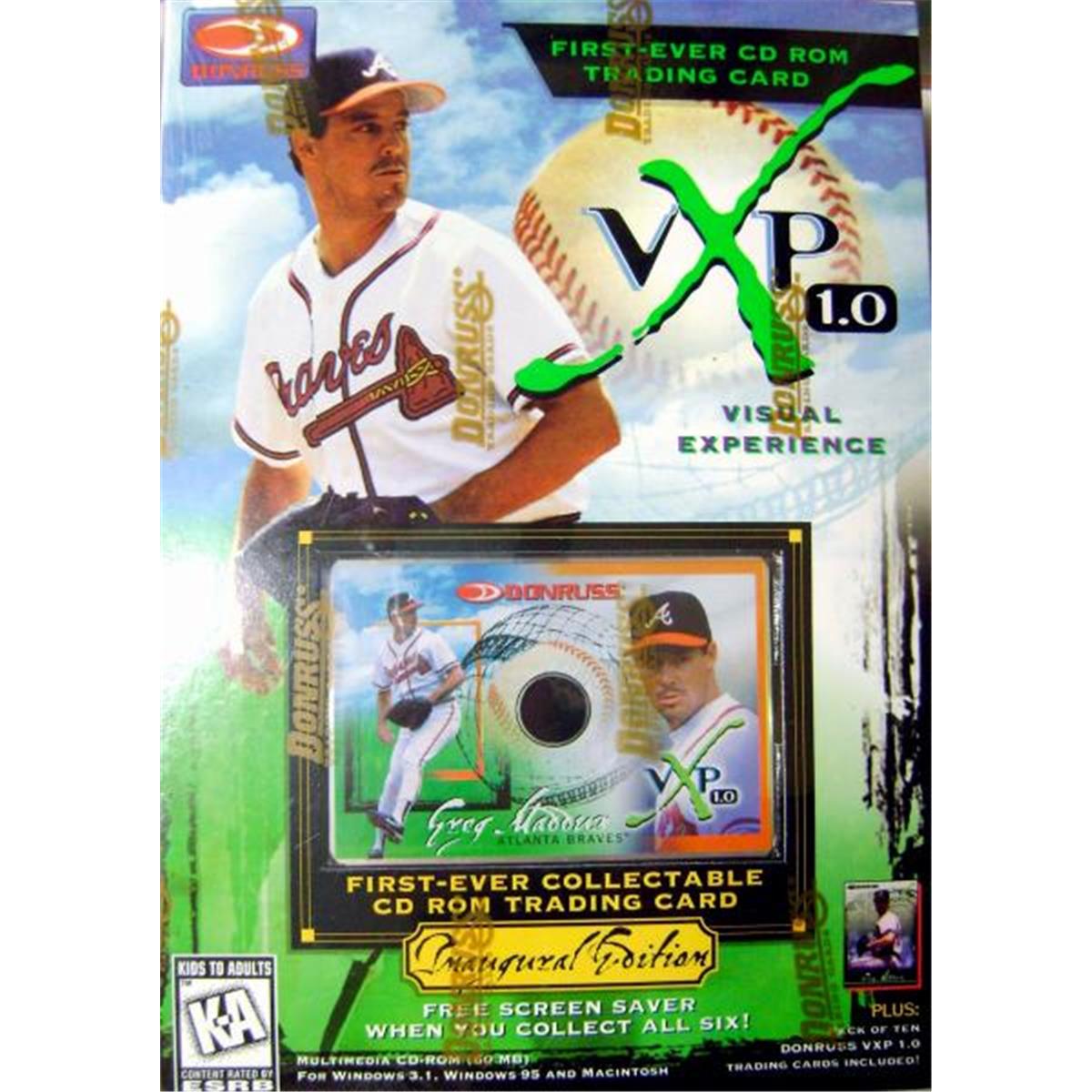 443725 Atlanta Braves 1997 Donruss VXP 1.0 Greg Maddux CD Rom Trading & Baseball Card -  Autograph Warehouse