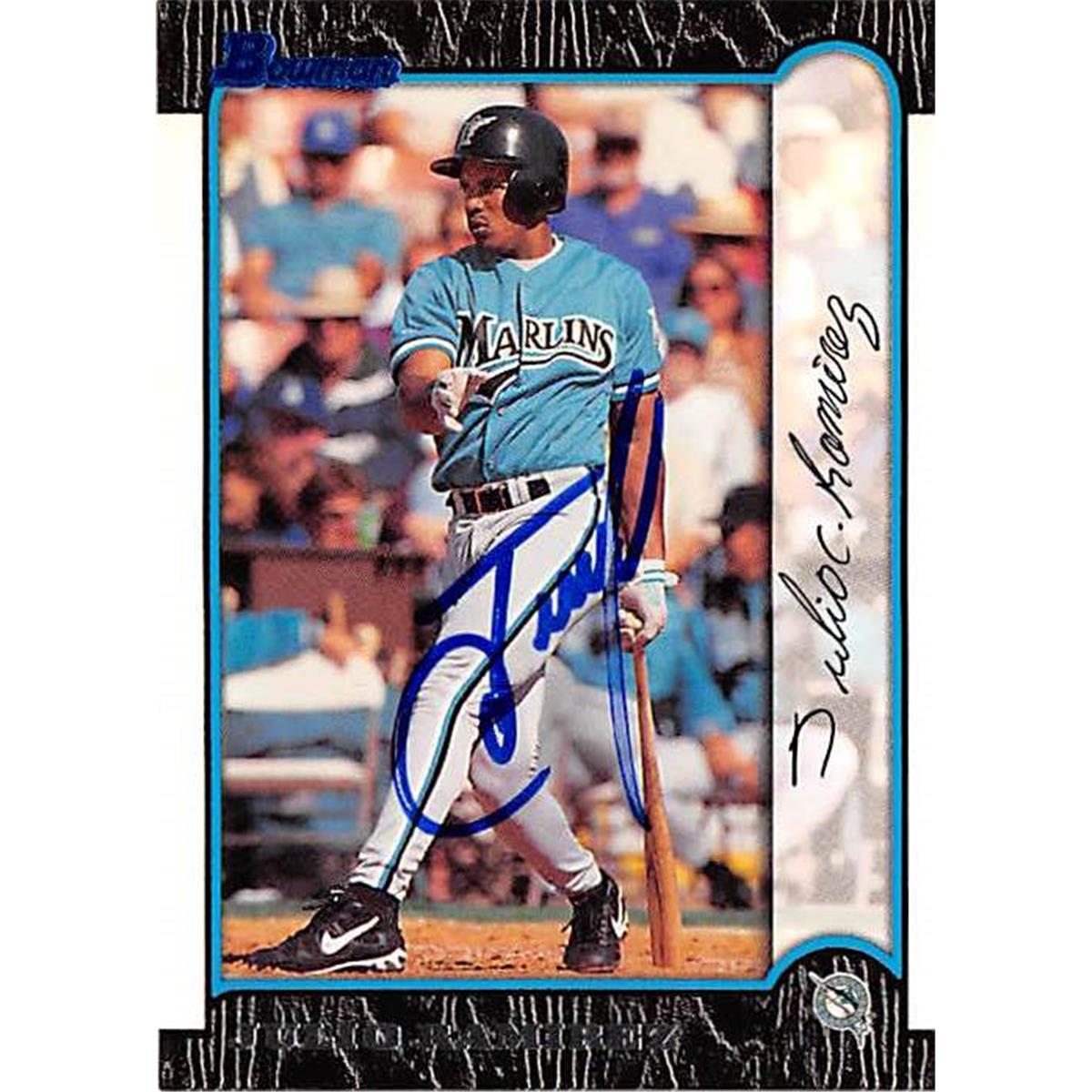 444368 University of Florida 1999 Topps Bowman 111 Julio Ramirez Autographed Baseball Card