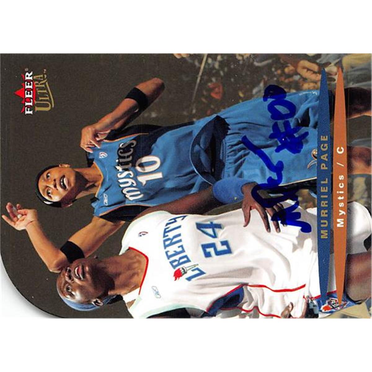 Picture of Autograph Warehouse 444564 2003 Fleer Ultra 47 Murriel Page Autographed Basketball Card