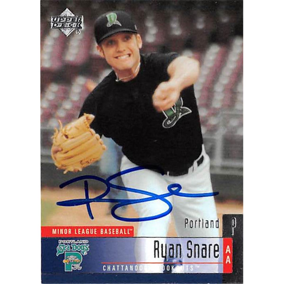 444321 University of Florida 2003 Upper Deck Minors 161 Ryan Snare Autographed Baseball Card