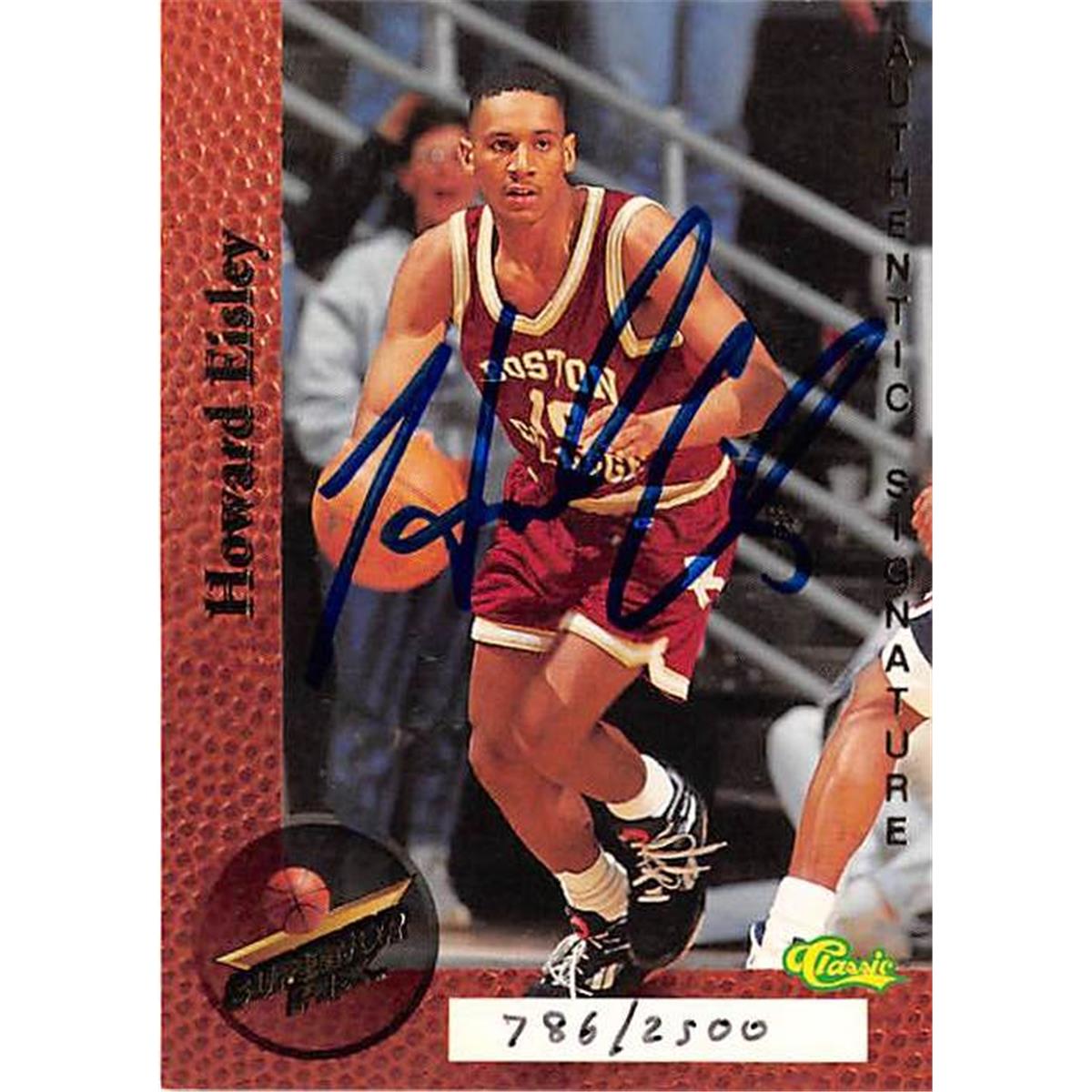 Picture of Autograph Warehouse 444515 Boston College 1995 Classic Supperior Pix Rookie Howard Eisley Autographed Basketball Card