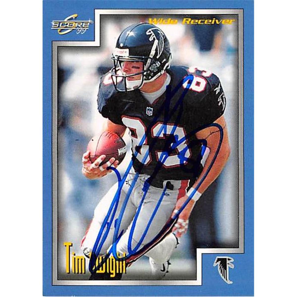 Picture of Autograph Warehouse 444752 Atlanta Falcons 1999 Score 83 Tim Dwight Autographed Football Card