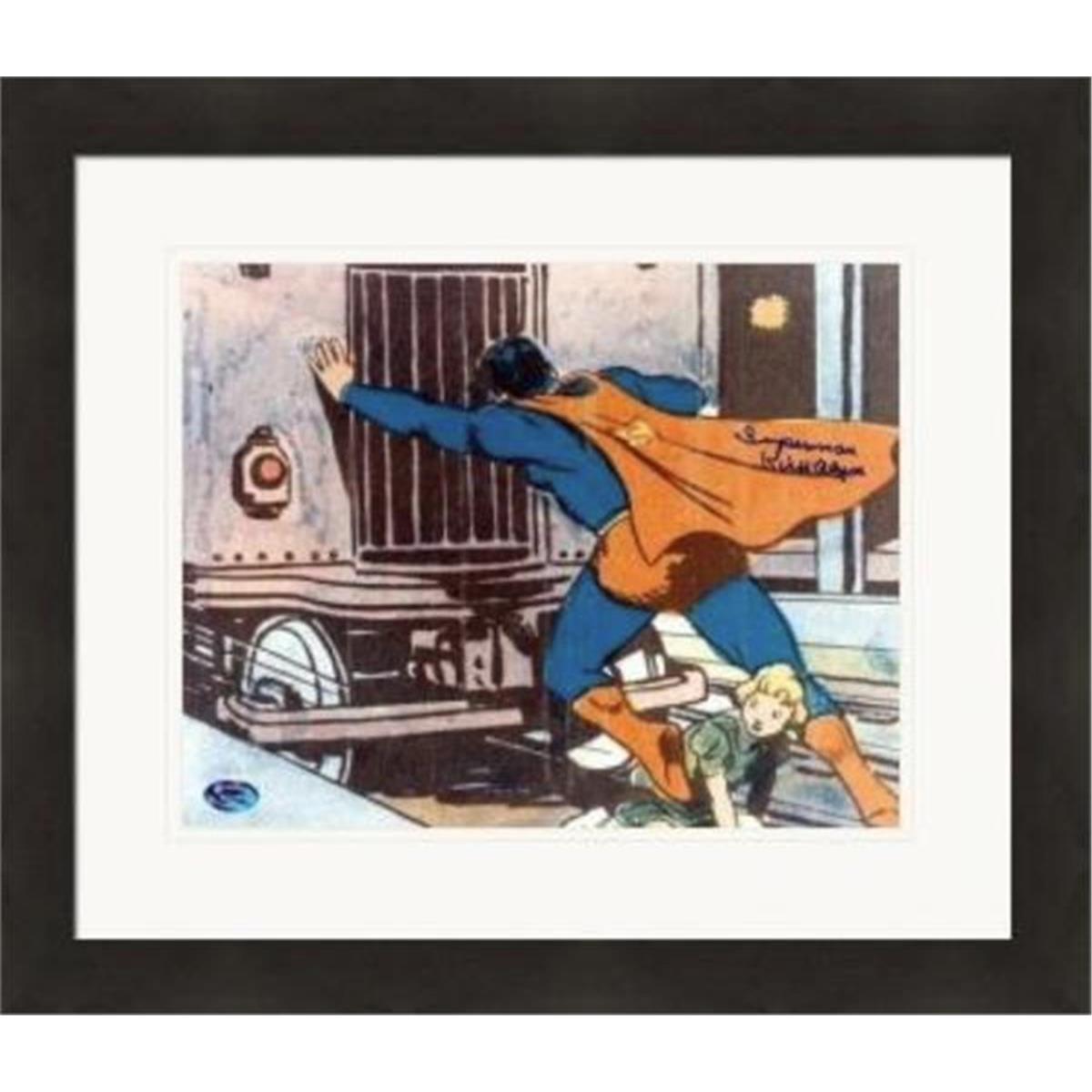 465045 8 x 10 in. Kirk Alyn Autographed 3 Matted & Framed Photo