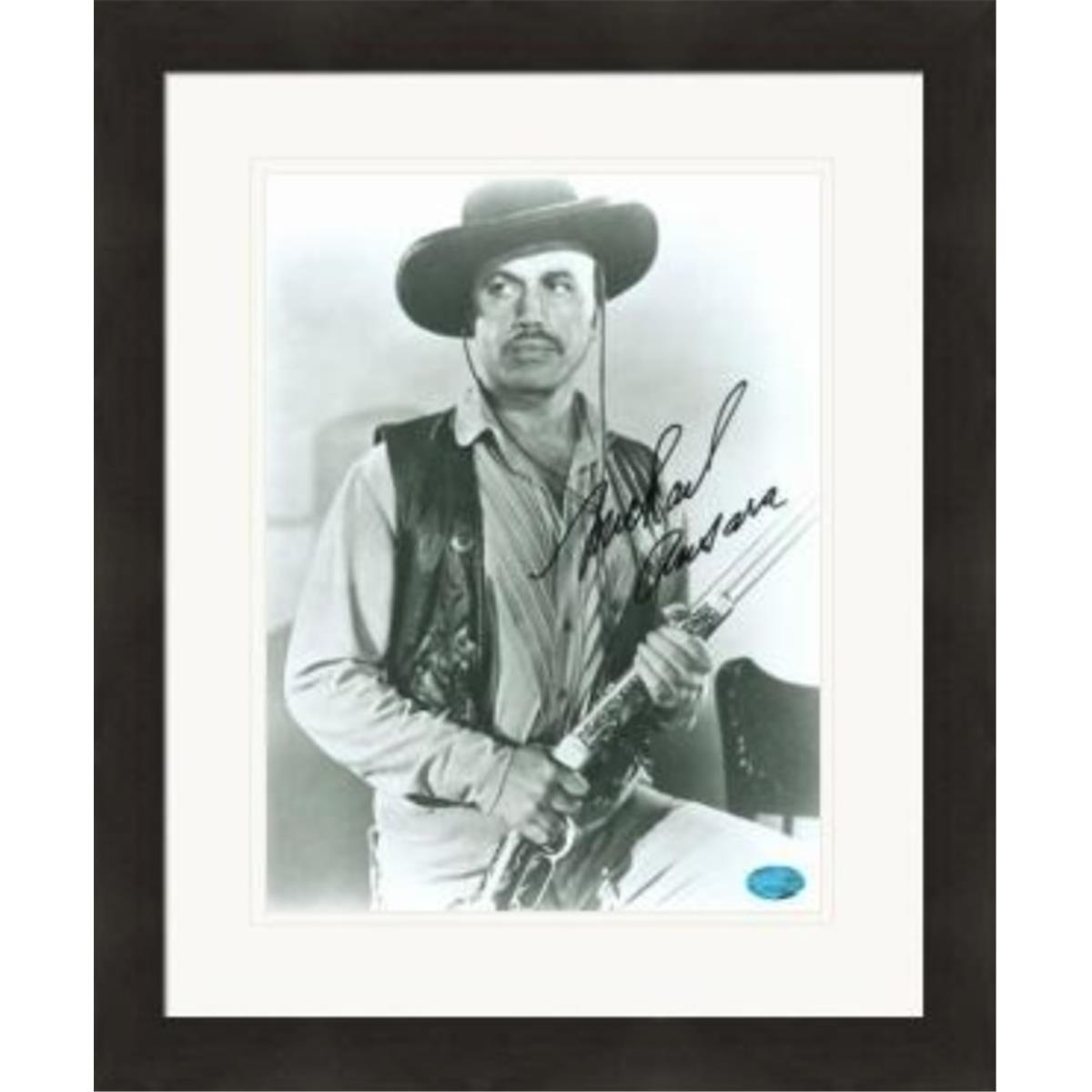 465046 8 x 10 in. Michael Ansara Autographed 1 Matted & Framed Photo