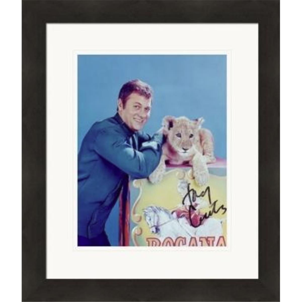 465085 8 x 10 in. Tony Curtis Autographed 4 Matted & Framed Photo