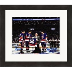 Picture of Autograph Warehouse 454959 8 x 10 in. Jiggs Mcdonald Autographed Photo No. SC3 Inscribed Hof 90 Matted & Framed for New York Islanders Broadcaster