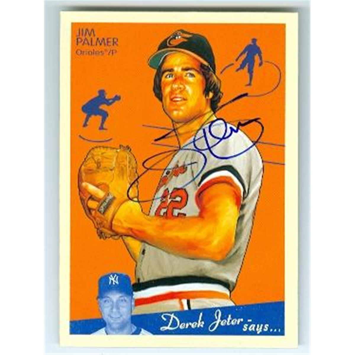 454768 Jim Palmer Autographed Baseball Card 2008 Upper Deck Gowdey No. 19 for Baltimore Orioles