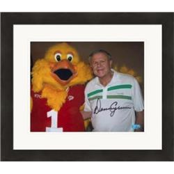 Picture of Autograph Warehouse 432369 8 x 10 in. Denny Crum Autographed Photo No. SC4 Matted & Framed for Louisville Cardinals College Basketball Coach