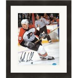 Picture of Autograph Warehouse 432709 8 x 10 in. John Leclair Autographed Photo No. SC3 Matted & Framed for Philadelphia Flyers
