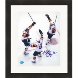 Picture of Autograph Warehouse 433003 8 x 10 in. Kyle Okposo Autographed Photo No. SC2 Matted & Framed for New York Islanders