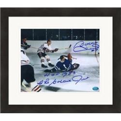 Picture of Autograph Warehouse 432511 8 x 10 in. Bobby Hull Autographed Photo No. SC4 Inscribed Hof 1983 Golden Jet Matted & Framed for Chicago Blackhawks