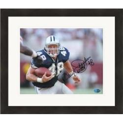 Picture of Autograph Warehouse 432624 8 x 10 in. Moose Johnston Autographed Photo No. SC4 Daryl Johnston Matted & Framed for Dallas Cowboys