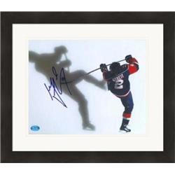 Picture of Autograph Warehouse 433075 8 x 10 in. Mark Streit Autographed Photo No. SC1 Matted & Framed for New York Islanders Switzerland