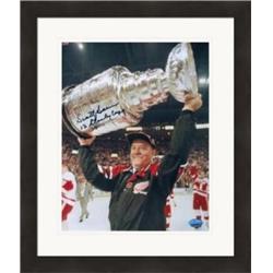 Picture of Autograph Warehouse 432290 8 x 10 in. Scotty Bowman Autographed Photo No. SC4 Inscribed 12 Stanley Cups Matted & Framed for Detroit Red Wings