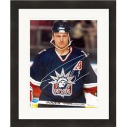 Picture of Autograph Warehouse 432606 8 x 10 in. New York Rangers 1994 Stanley Cup Champion Hockey No. 8 Matted & Framed Adam Graves Autographed Photo