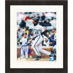 432693 8 x 10 in. Florida Marlins No. SC1 Matted & Framed Derrek Lee Autographed Photo