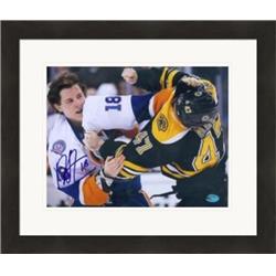Picture of Autograph Warehouse 443093 8 x 10 in. New York Islanders No. SC4 Fight Matted & Framed Ryan Strome Autographed Photo