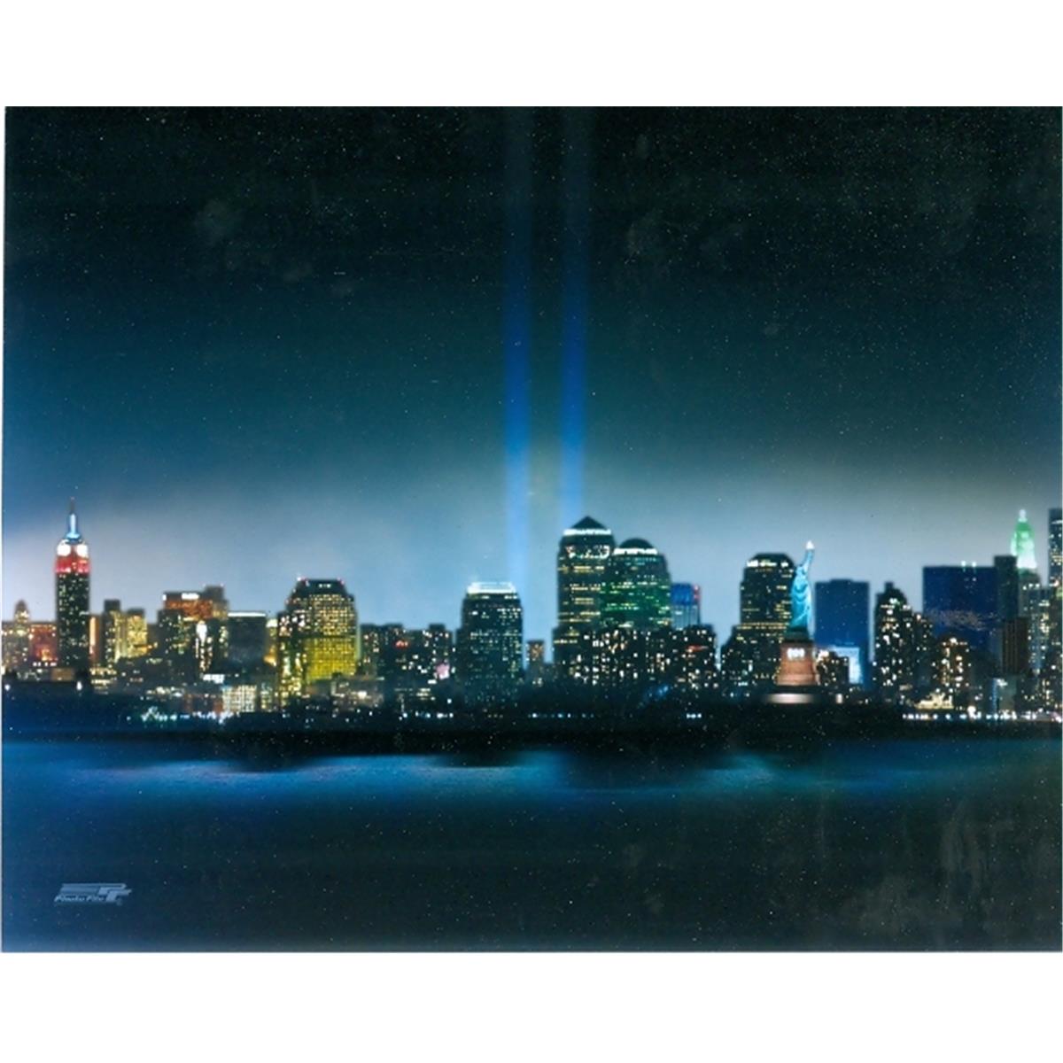 Picture of Autograph Warehouse 443758 8 x 10 in. New York City World Trade Center 911 Tribute Lights Unsigned Photo