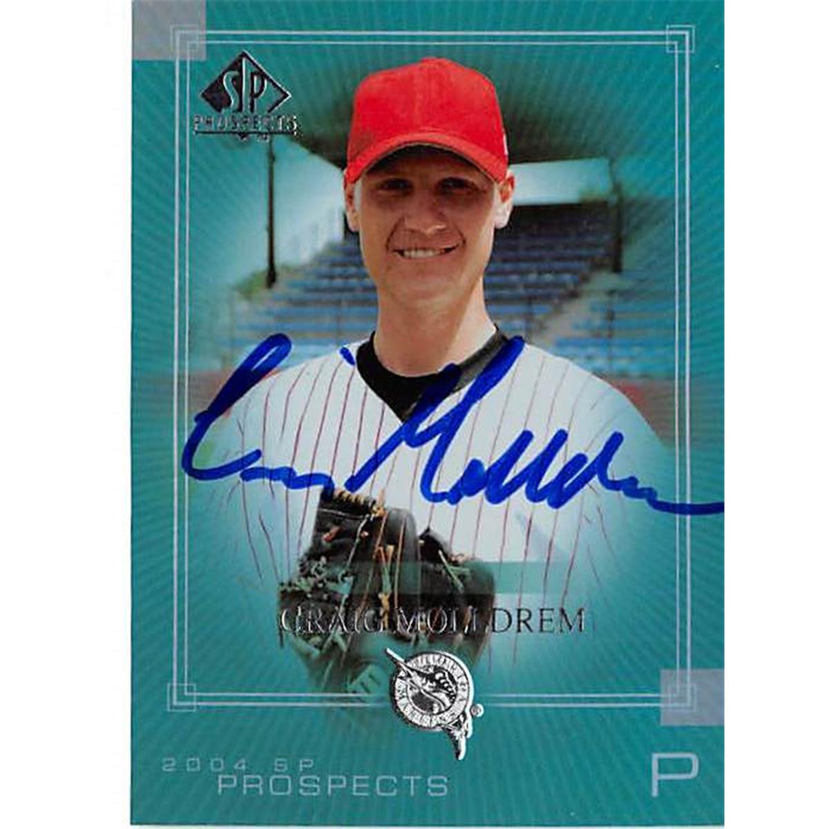 444026 Florida Marlins FT 2004 Upper Deck SP No. 239 Craig Molldrem Autographed Baseball Card