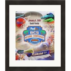 Picture of Autograph Warehouse 443841 8 x 10 in. Dolphins Stadium&#44; BCS January 8th 2009 over Oklahoma 24-14 Matted & Framed Florida Gators 2008 National Football Champions Photo