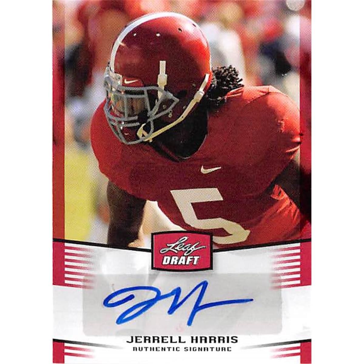 444599 Alabama Crimson Tide 2012 Leaf Draft Rookie No. JH2 Jerrell Harris Autographed Football Card -  Autograph Warehouse