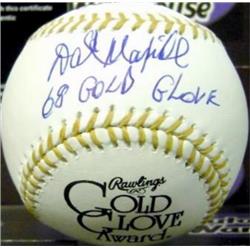 465220 St Louis Cardinals Inscribed 68 Gold Glove Rawlings Commemorative Edition Dal Maxvill Autographed Baseball -  Autograph Warehouse