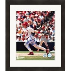 465356 8 x 10 in. St. Louis Cardinals MLB HOLOGRAM No. 3 Matted & Framed Mike Matheny Autographed Photo