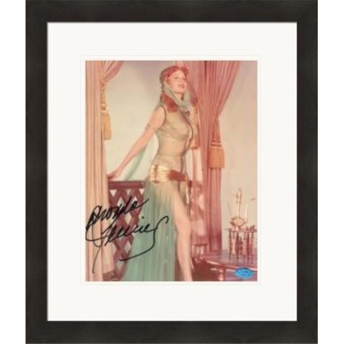 465103 8 x 10 in. Actress No. 2 Matted & Framed Rhonda Fleming Autographed Photo -  Autograph Warehouse